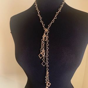 BCBG Matte gold chain necklace